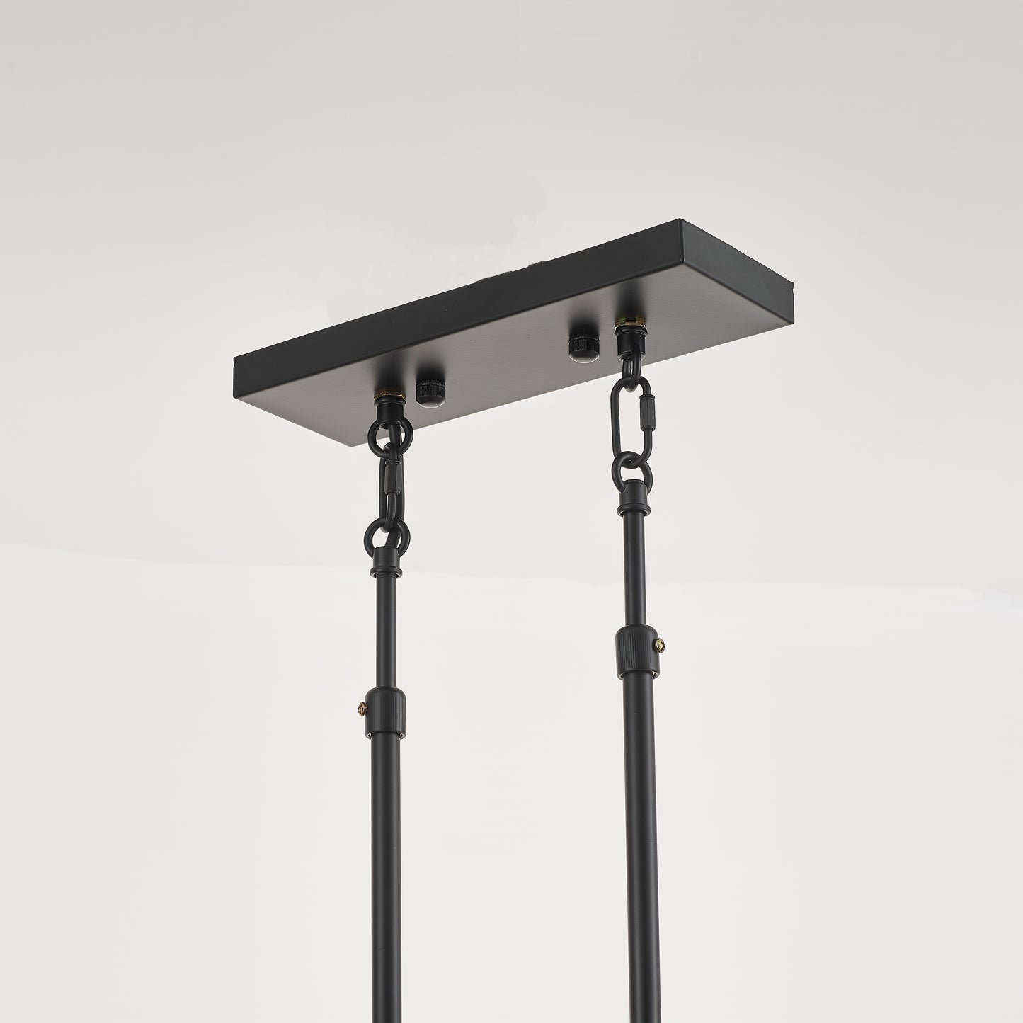 Javier 5-Light Retro Wood Pendant - Black Finish, Natural Wood Accents, E27 Base