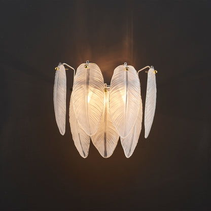 Fairy 2-Light Wall Light - Gold Finish, Opal Artistic Glass, Iron Frame, G9 Base