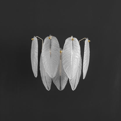 Fairy 2-Light Wall Light - Gold Finish, Opal Artistic Glass, Iron Frame, G9 Base
