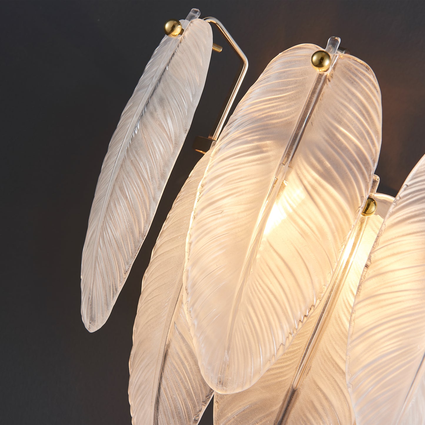 Fairy 2-Light Wall Light - Gold Finish, Opal Artistic Glass, Iron Frame, G9 Base