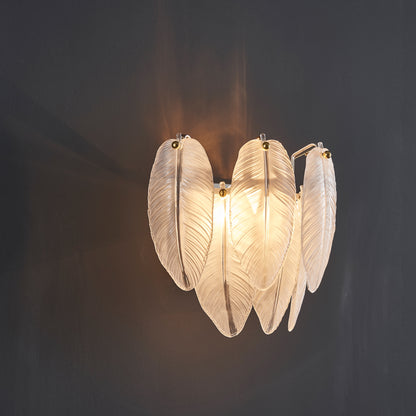 Fairy 2-Light Wall Light - Gold Finish, Opal Artistic Glass, Iron Frame, G9 Base